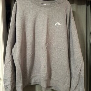 Nike Classic Gray Crewneck Sweater